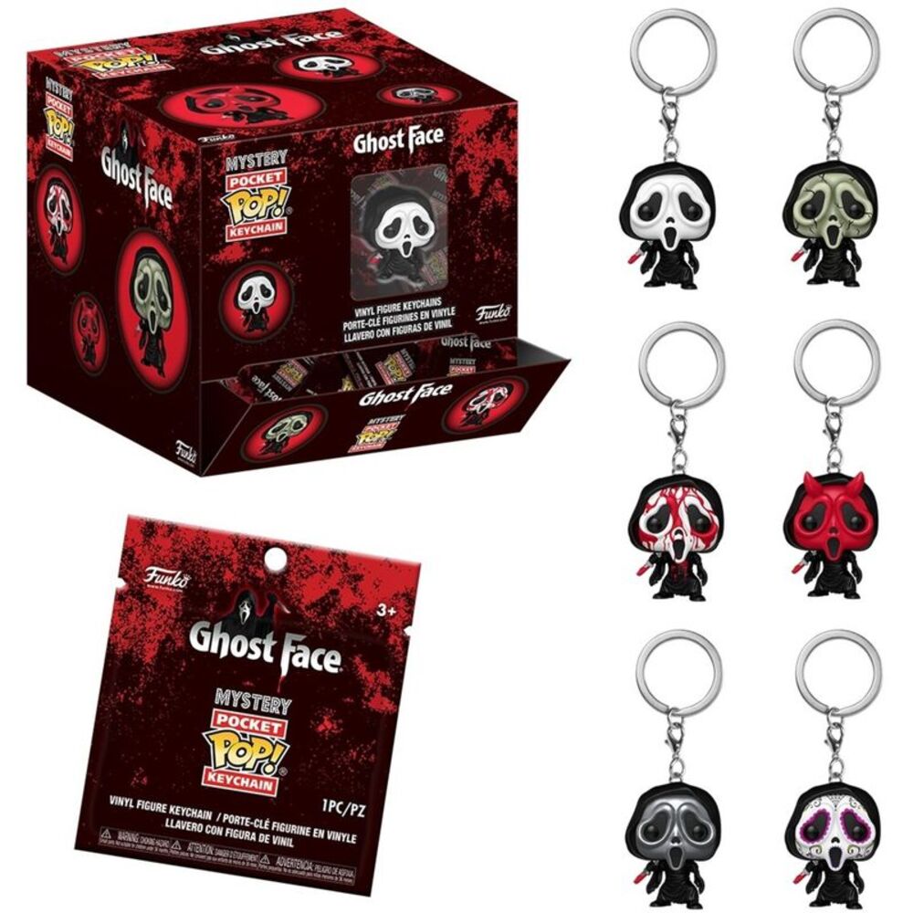 Funko POP! Keychain: Ghost Face (One Random Mystery Mini Per Transaction)
